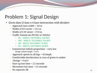 Receiving Problem Lane For Inbound CEL 665 Lecture 16 Intersections VI.pptx