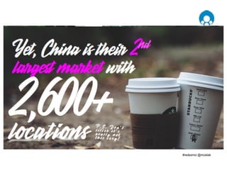 Más que una
Venta de café
@msweezey
 