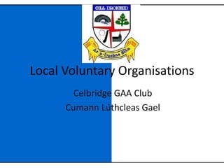 Local Voluntary Organisations
        Celbridge GAA Club
      Cumann Lúthcleas Gael
 