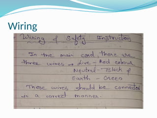 Wiring
 