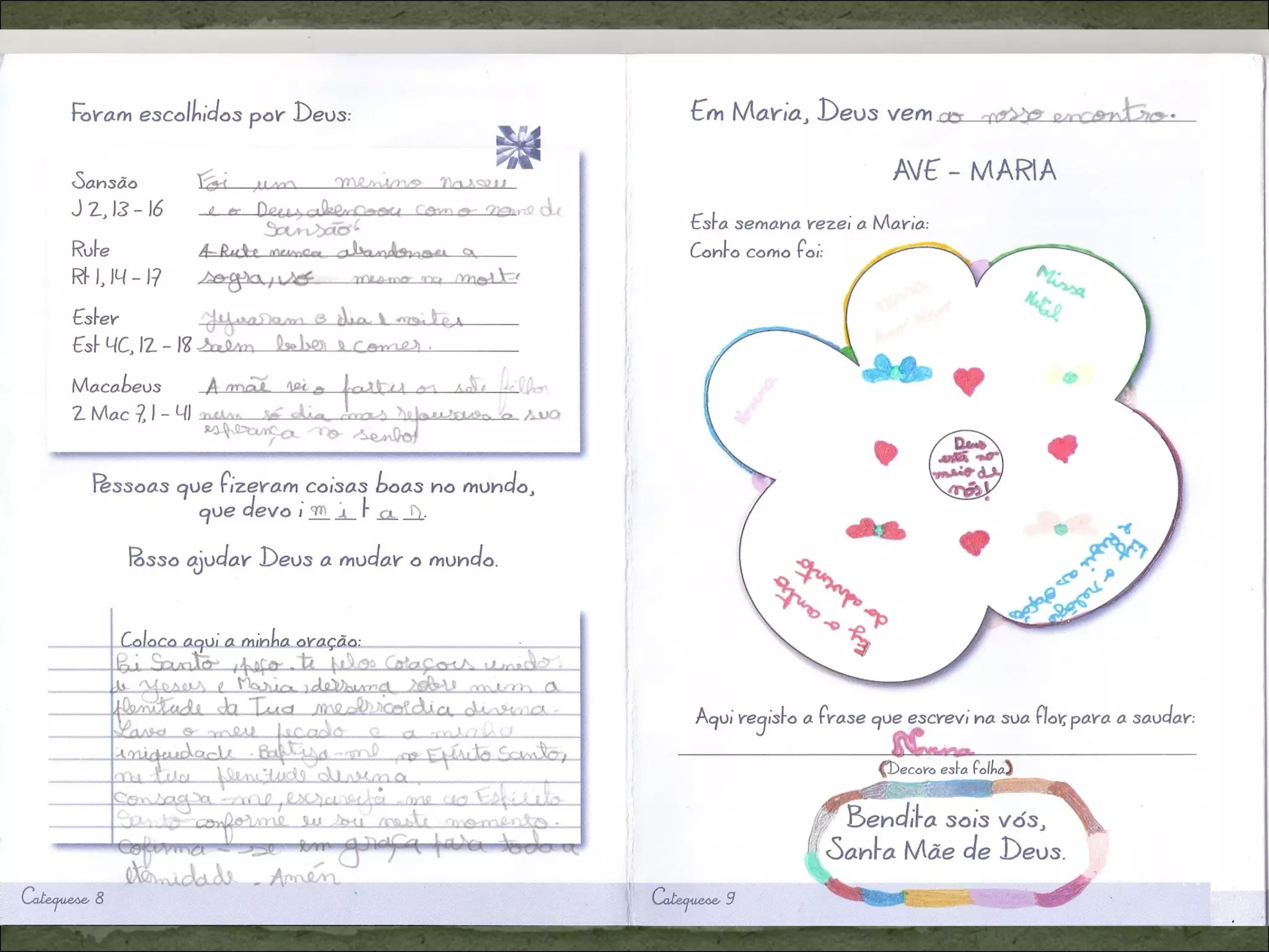 Trabalhos do 5 ano catequese