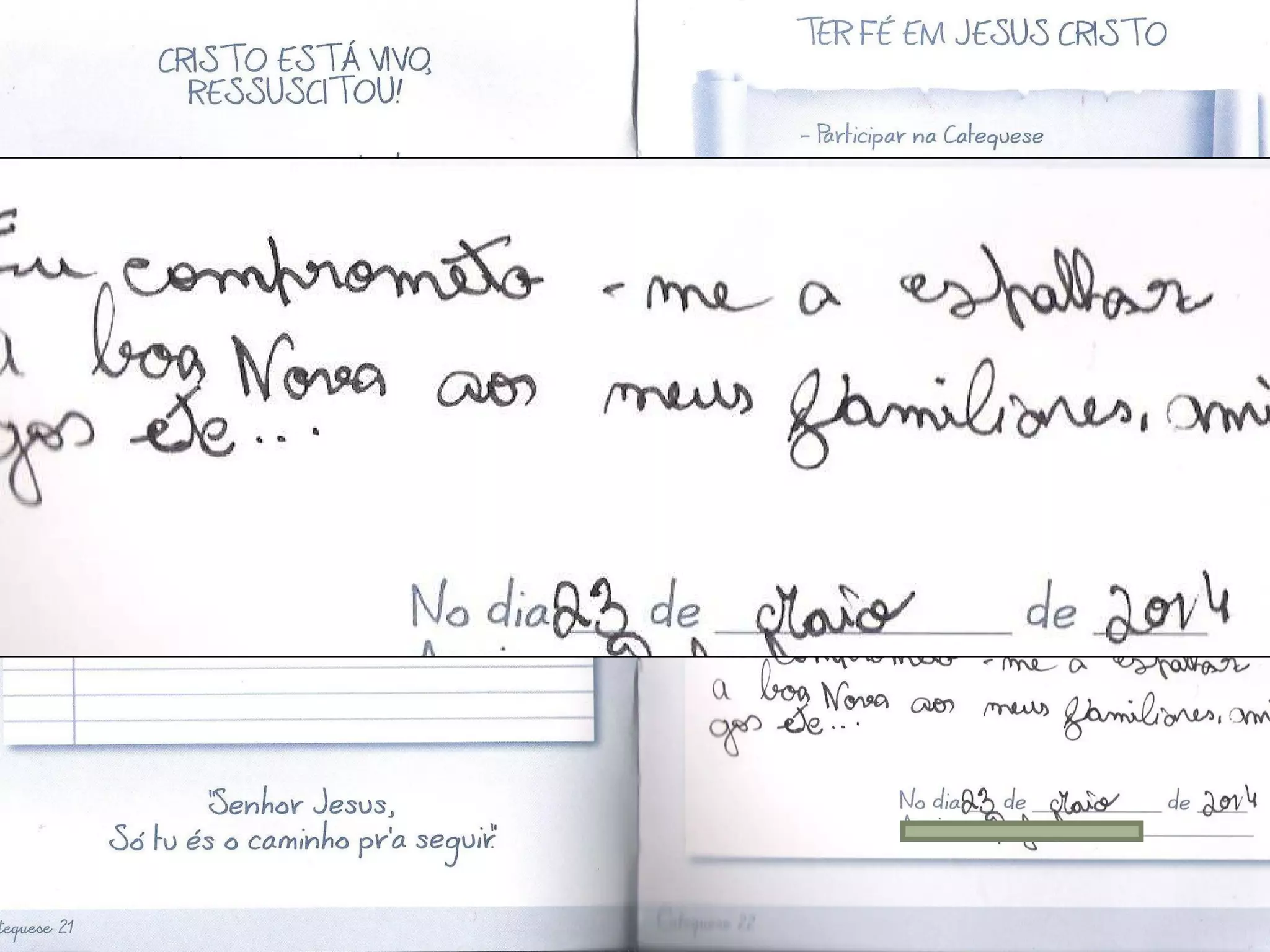 Trabalhos do 5 ano catequese