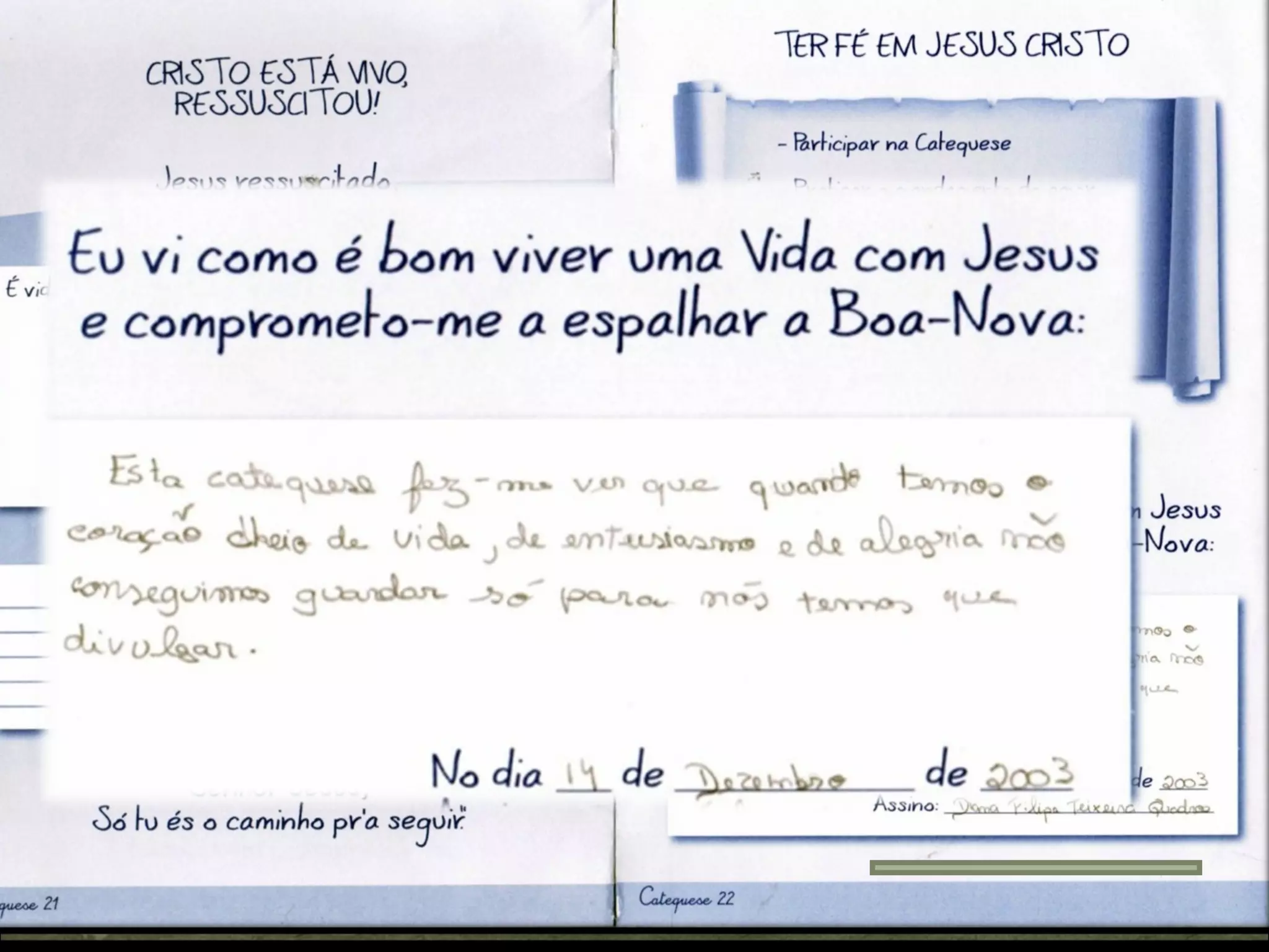 Trabalhos do 5 ano catequese