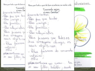 Trabalhos do 5 ano catequese