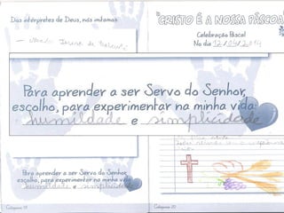 Trabalhos do 5 ano catequese