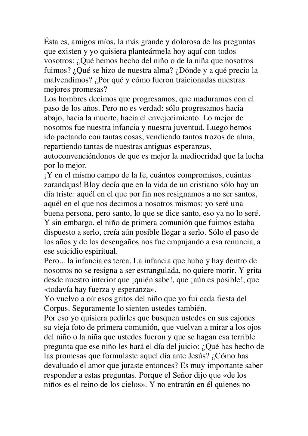 Celebraciion primera comunion