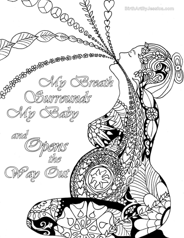 Celebrate birth coloring book