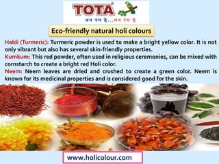 mix holi with corn starch