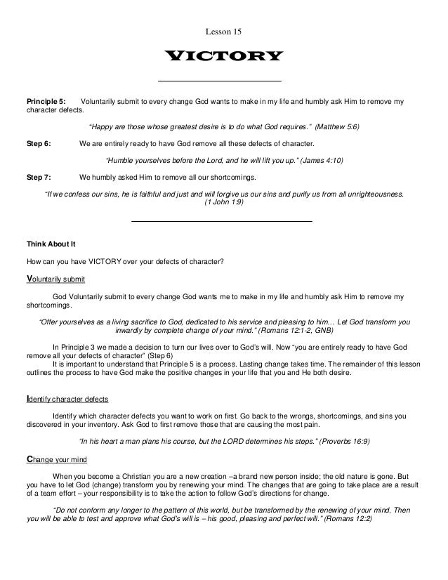 ️celebrate Recovery Worksheets Free Download 