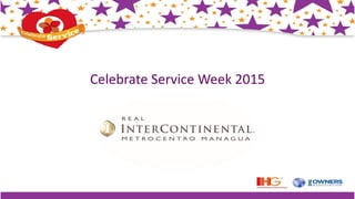 Celebrate Service Week 2015
 