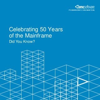 Did You Know?
Celebrating 50 Years
of the Mainframe
 