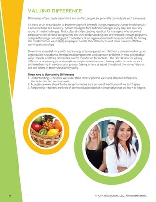 Celebrating diversity | PDF
