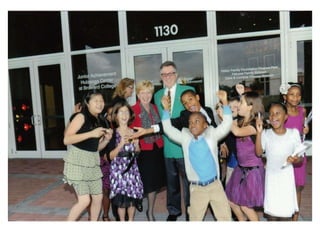 Celebrating With The Kids After Hosting 2012 Junior Achievement!