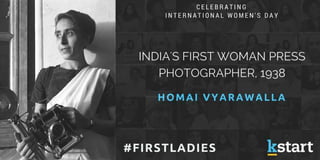 International Women's Day 2016 - Celebrating #FirstLadies of India | PPT
