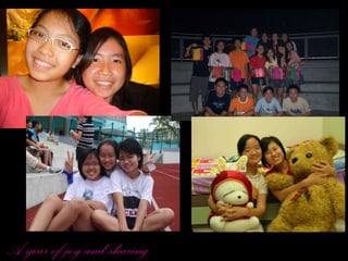A year of joy and sharing 