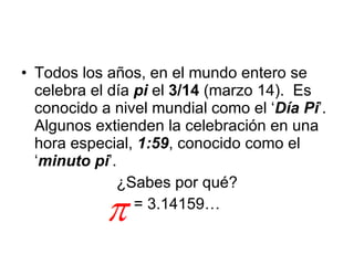 Celebremos El Dia Pi | PPT