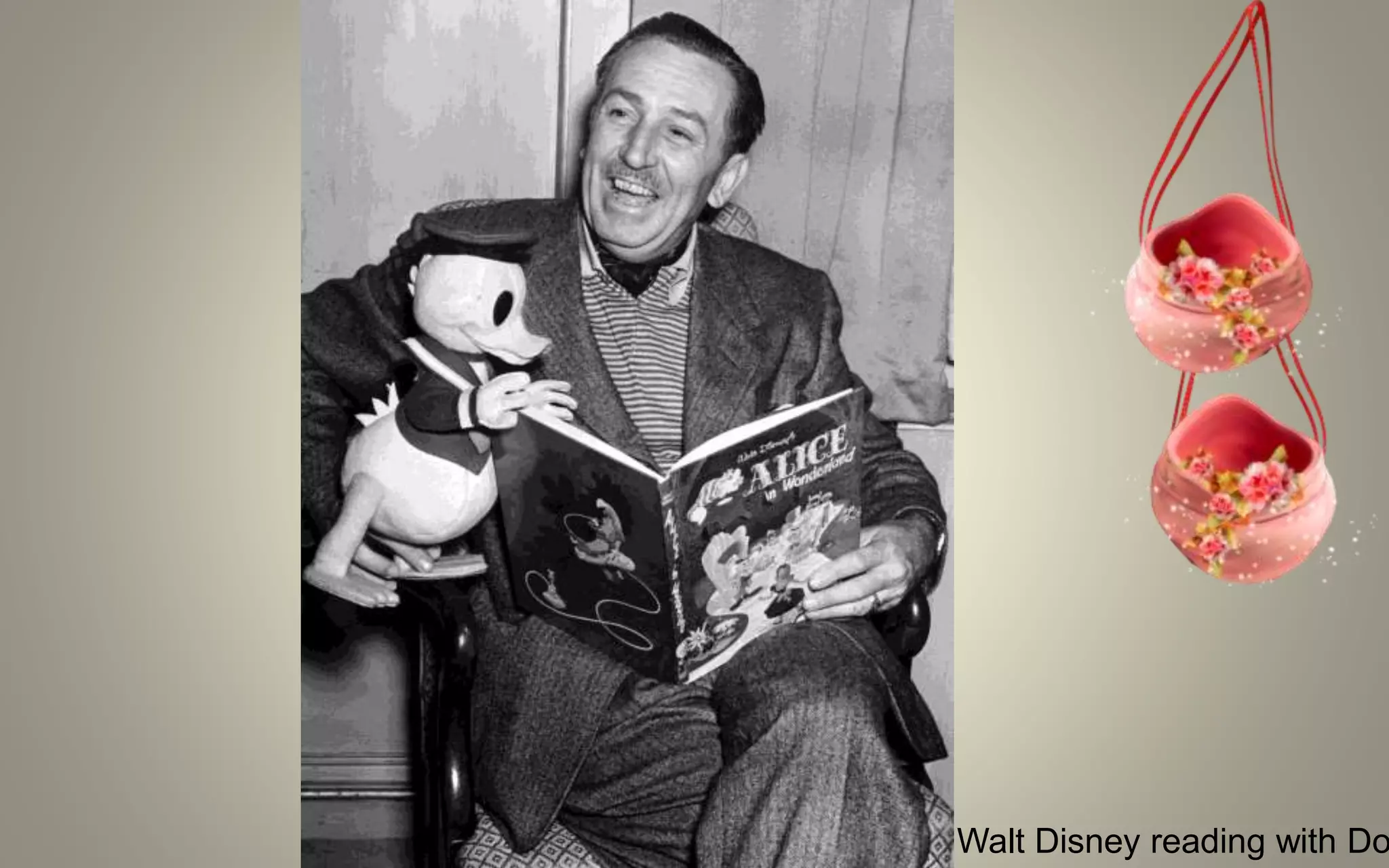 Walt Disney reading with Do