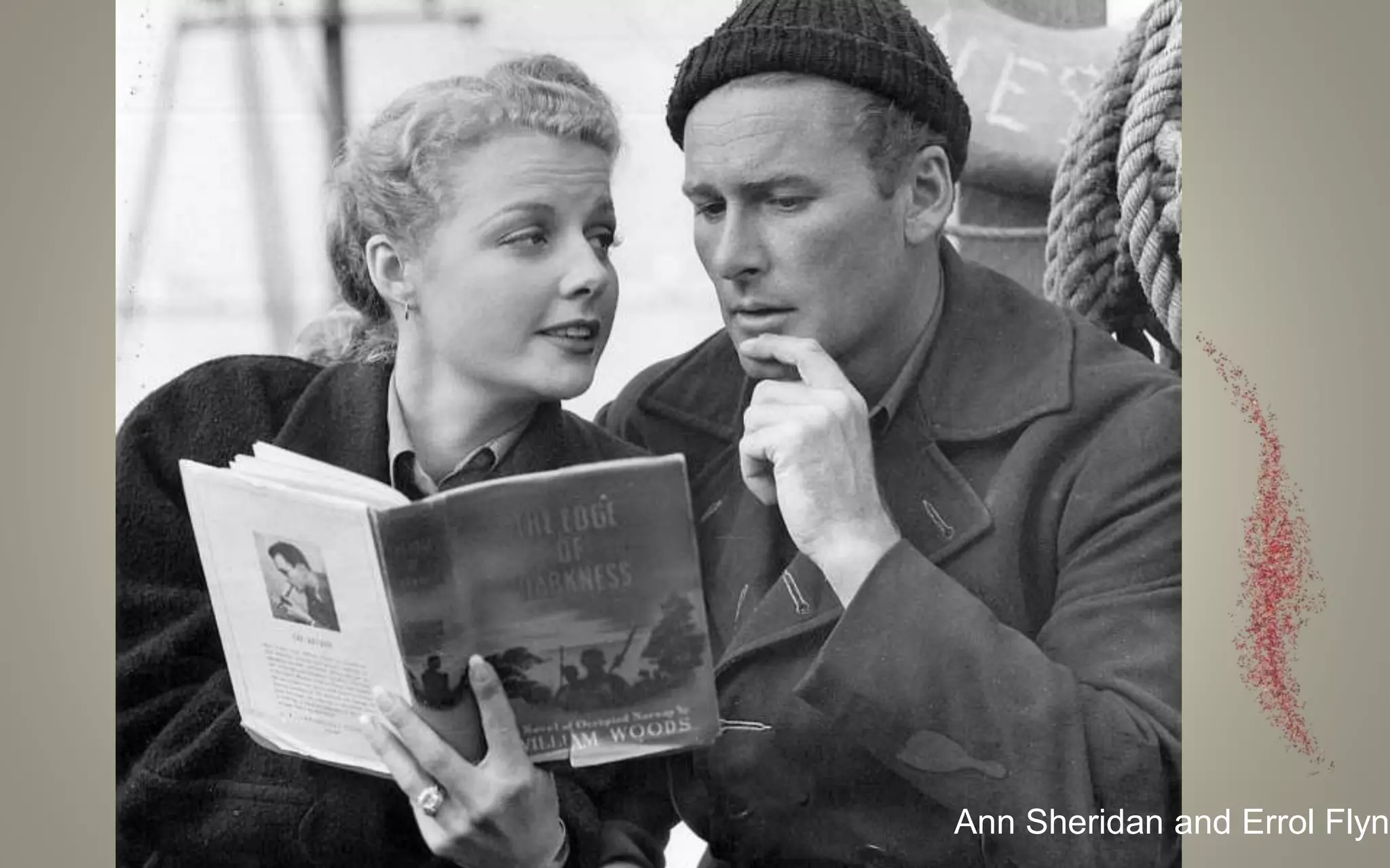 Ann Sheridan and Errol Flynn