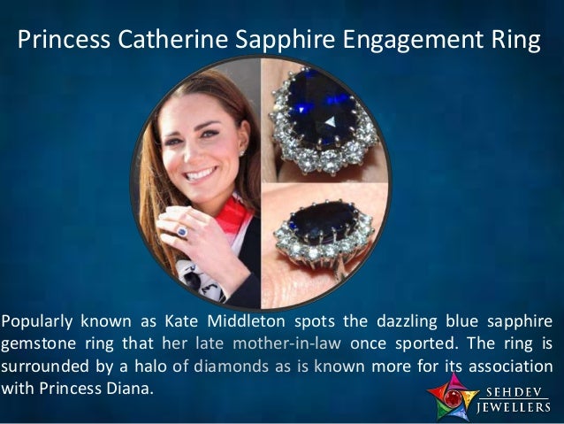 Celebrities With Their Unique Sapphire Engagement Ring