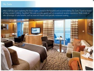 Celebrity Cruises Suite Perks | PPTX