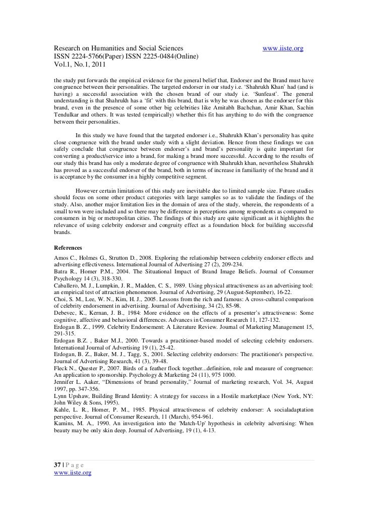 online celebrity endorsement An examination of the celebrity endorsements and online customer reviews influence female consumers’ shopping behavior. online celebrity endorsement An examination of the celebrity endorsements and online customer reviews influence female consumers’ shopping behavior.
