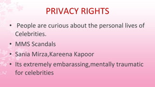 Celebrity rights | PPT