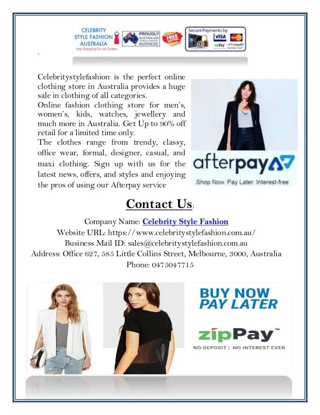 Best Online Fashion Clothing Store in Australia