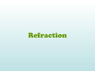 Refraction
 