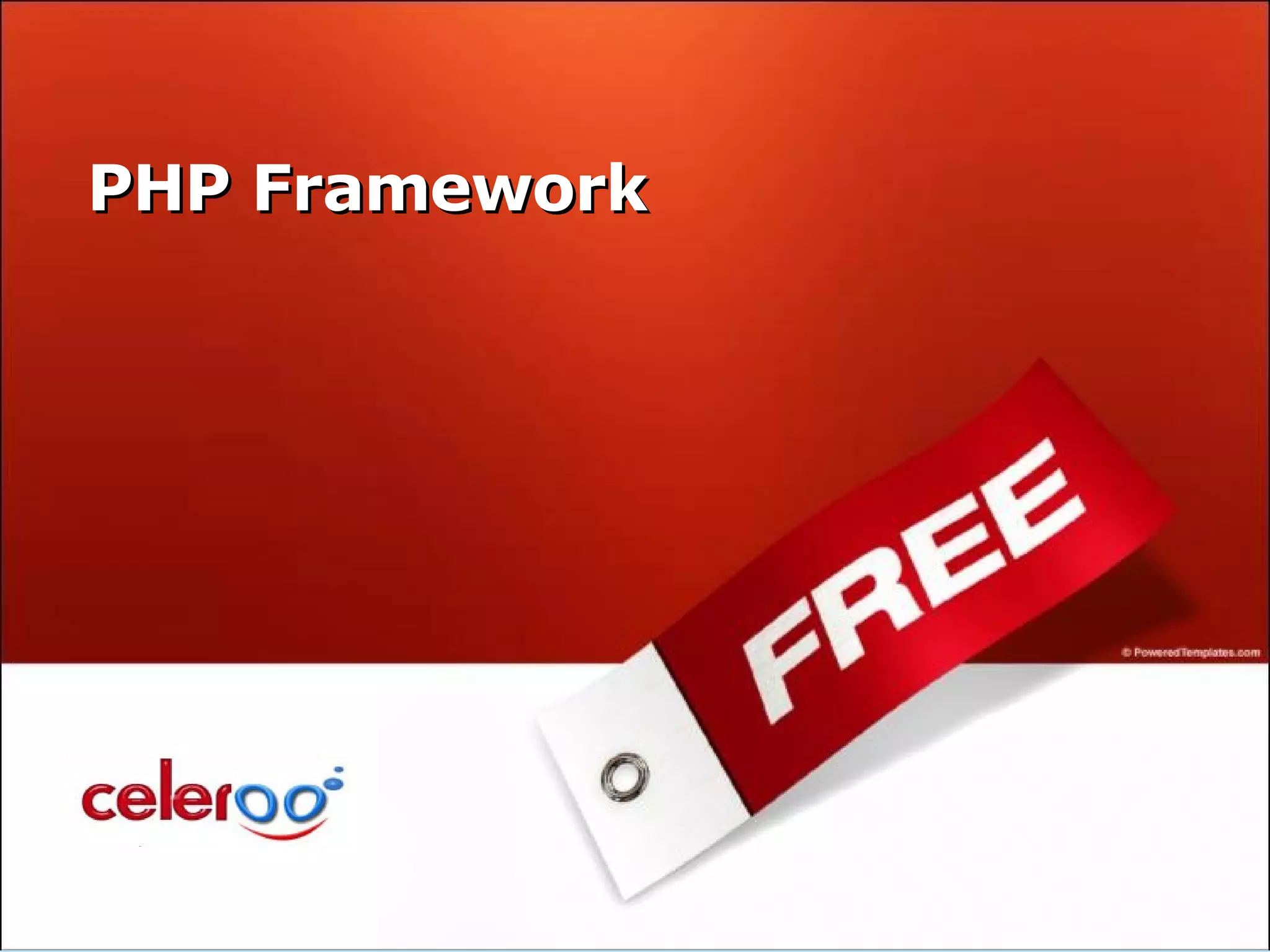 Php framework ppt