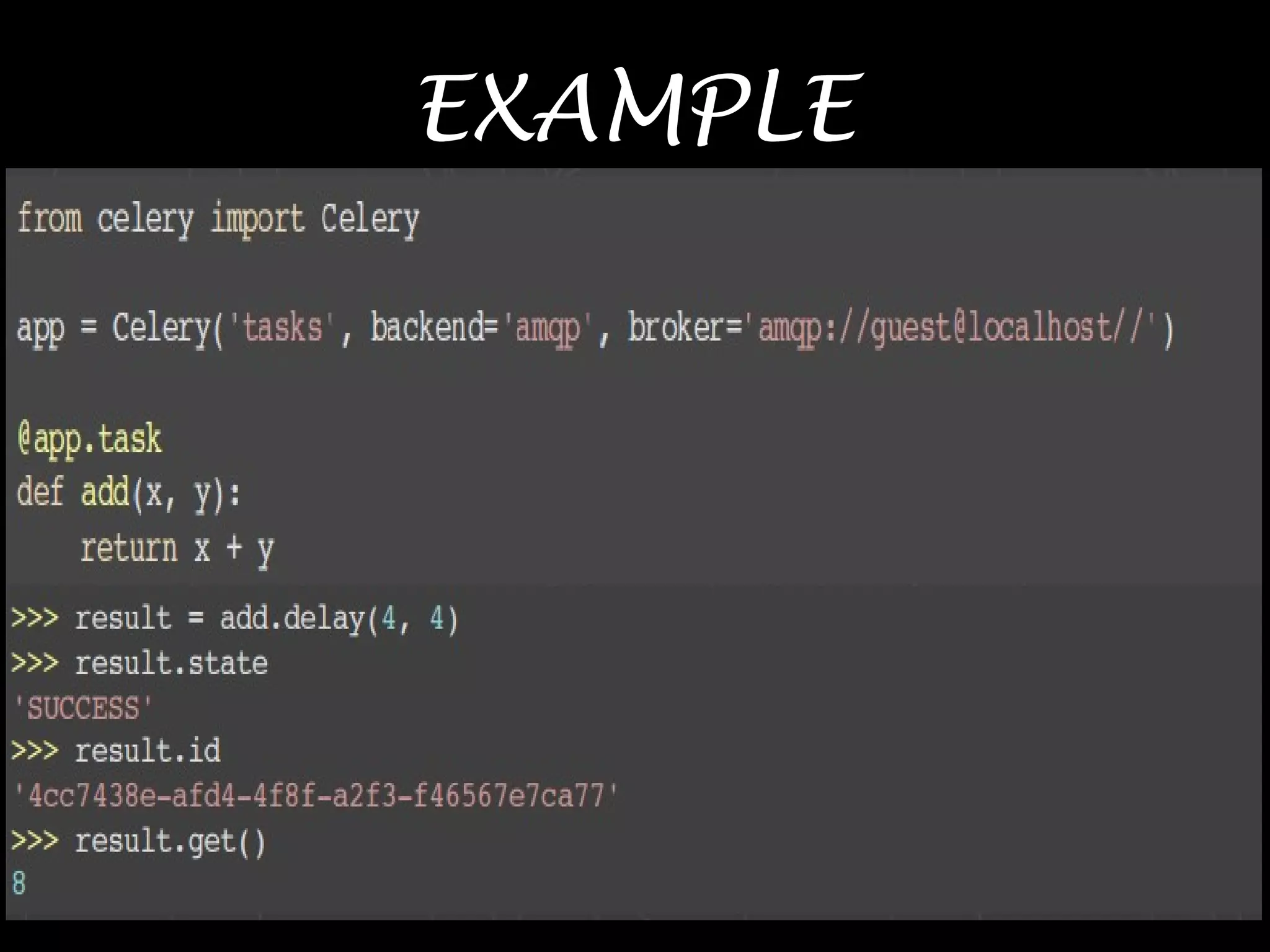 EXAMPLE
 
