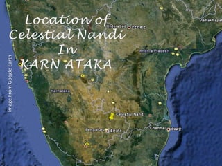 Location of Celestial NandiIn KARN ATAKAImage From Google Earth