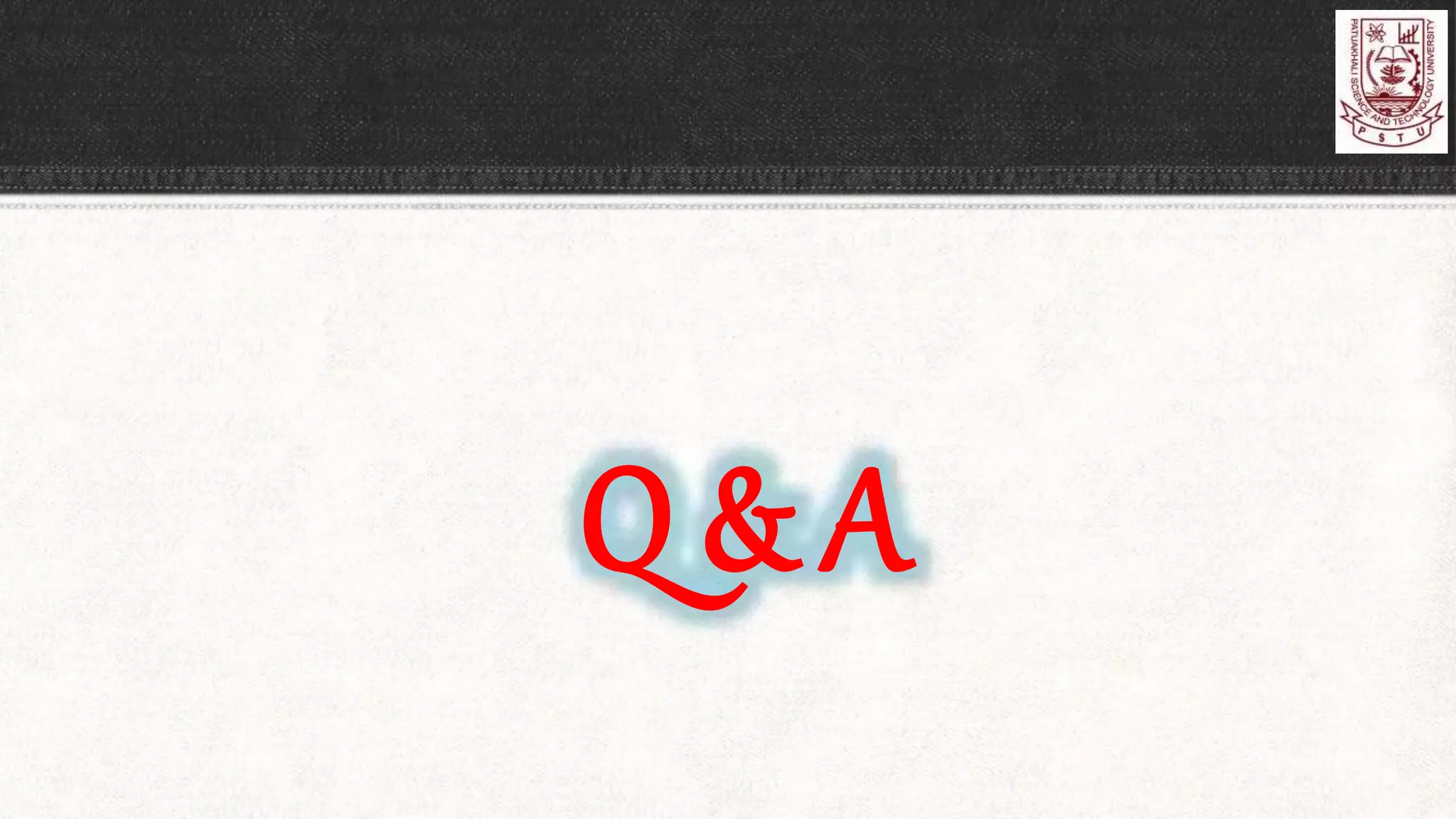Q & A
 