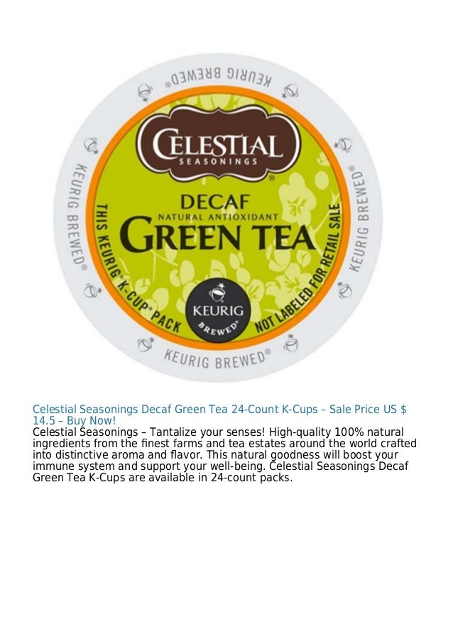 Celestial Seasonings Decaf Green Tea
