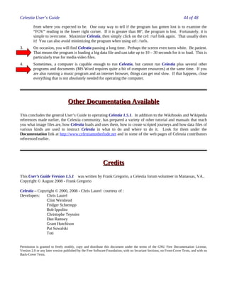 CELESTIA USER'S GUIDE - SOFTWARE | PDF