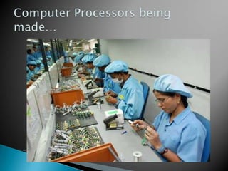 Computer Processors being made…