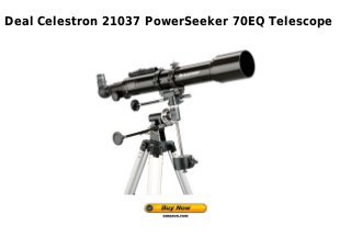 Deal Celestron 21037 PowerSeeker 70EQ Telescope
 