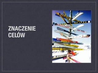 ZNACZENIE
CELÓW
 