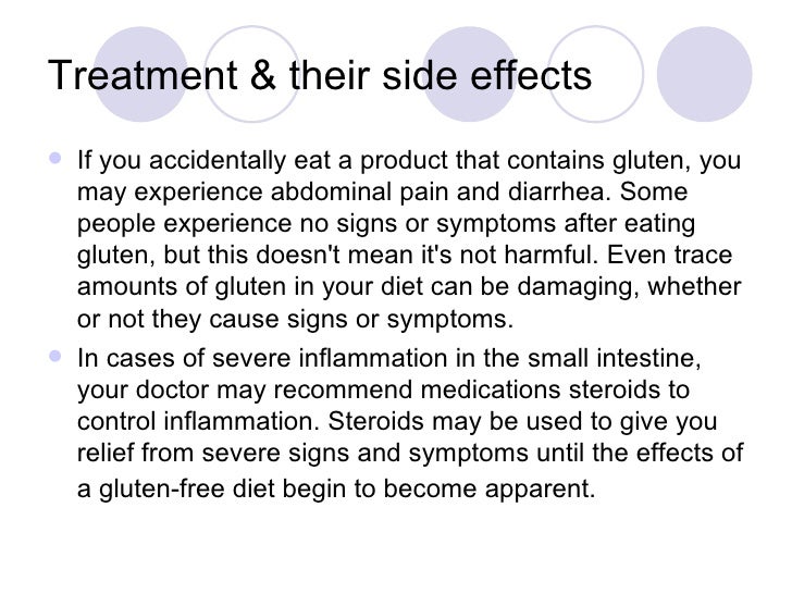 gluten free diet side effects diarrhea