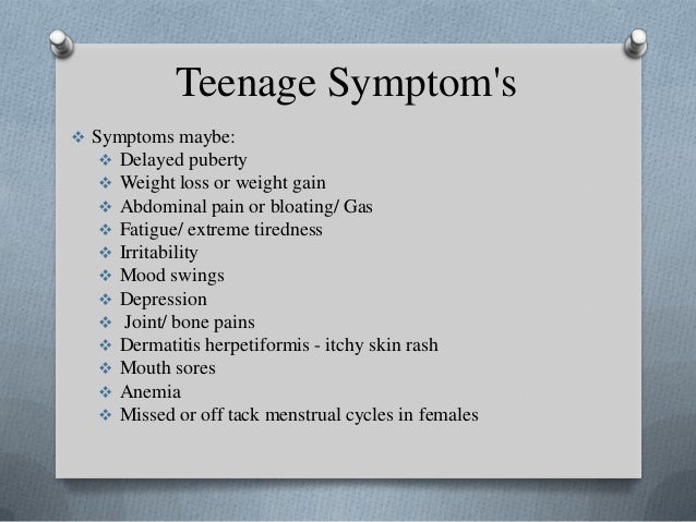 Celiac Disease Weight Loss