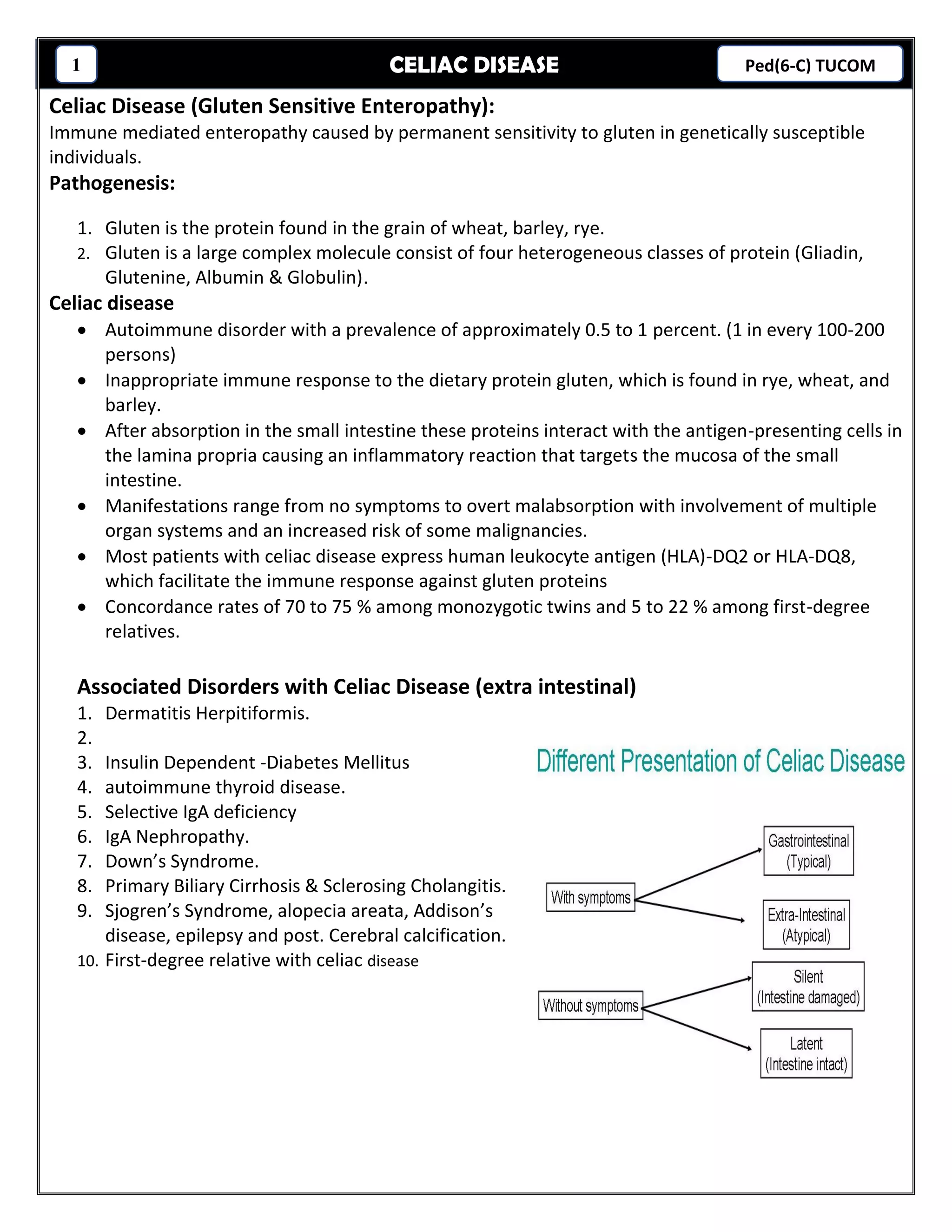 Celiac disease | PDF