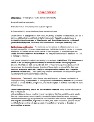 Celiac disease - Pathogenesis , Clinical Features and Management.pdf