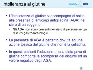 Intolleranza al glutine 