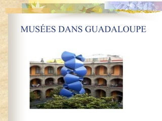 MUSÉES DANS GUADALOUPE
 