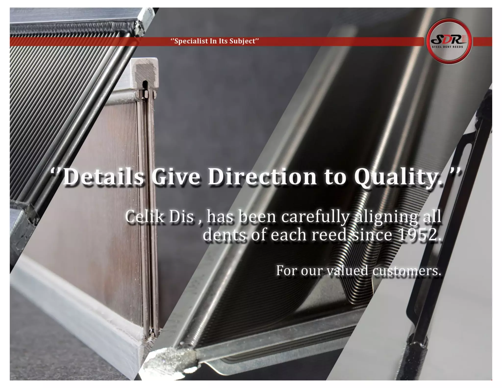 Celik Dis Weaving Reeds Catalog 2019 in English. PPT