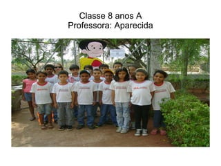 Classe 8 anos A Professora: Aparecida 
