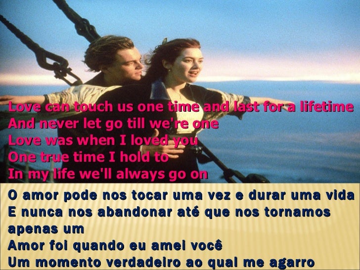 Celine Dion My Heart Will Go On Com Traducao Titanic