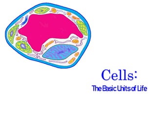 Cells:
TheBasicUnitsofLife
 