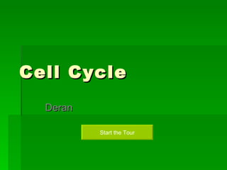 Cell Cycle Deran  Start the Tour 