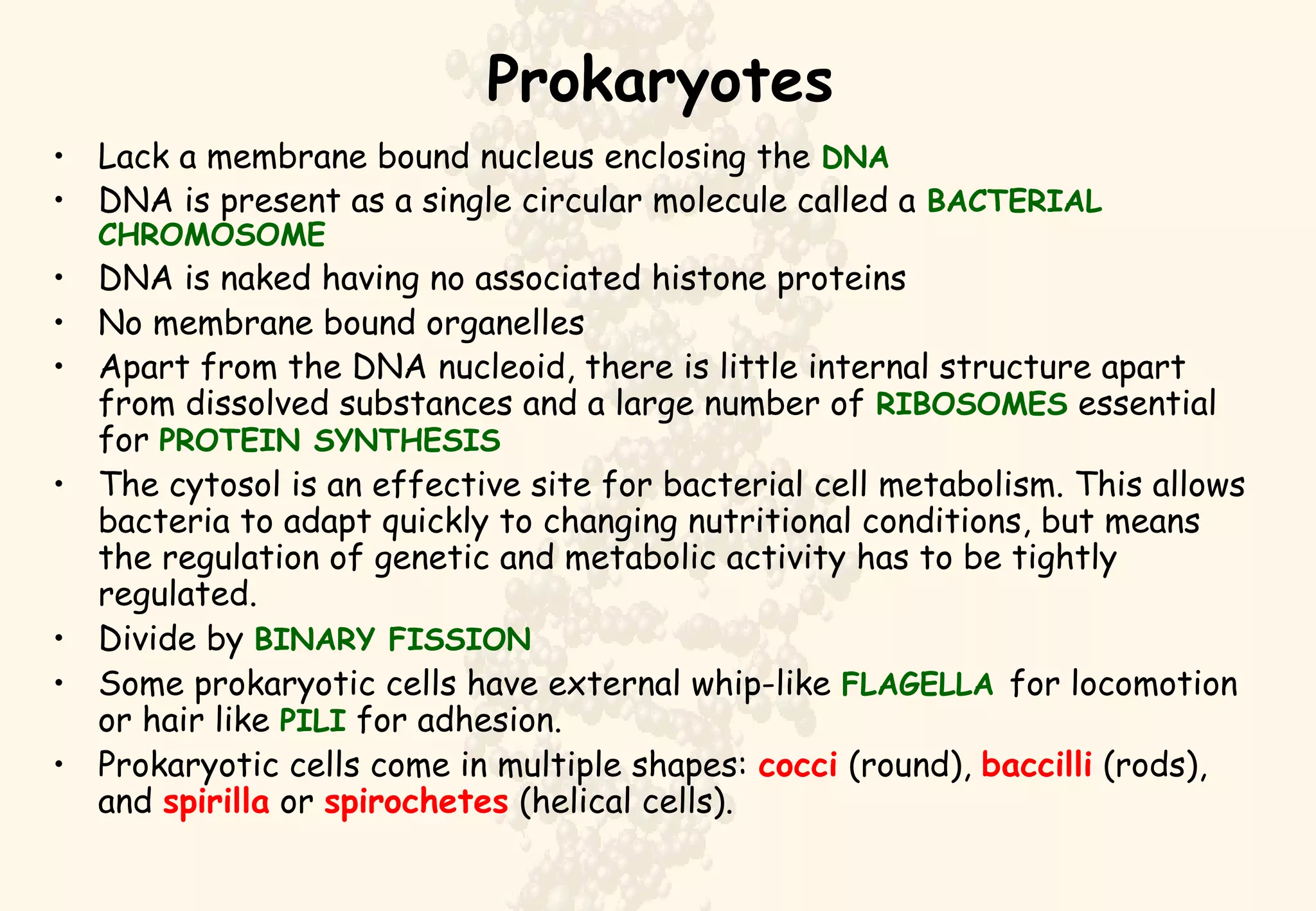 Cell & Molecular Biology | PPT