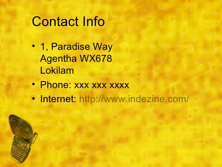 Cell Phone PPT Template For PowerPoint Presentation